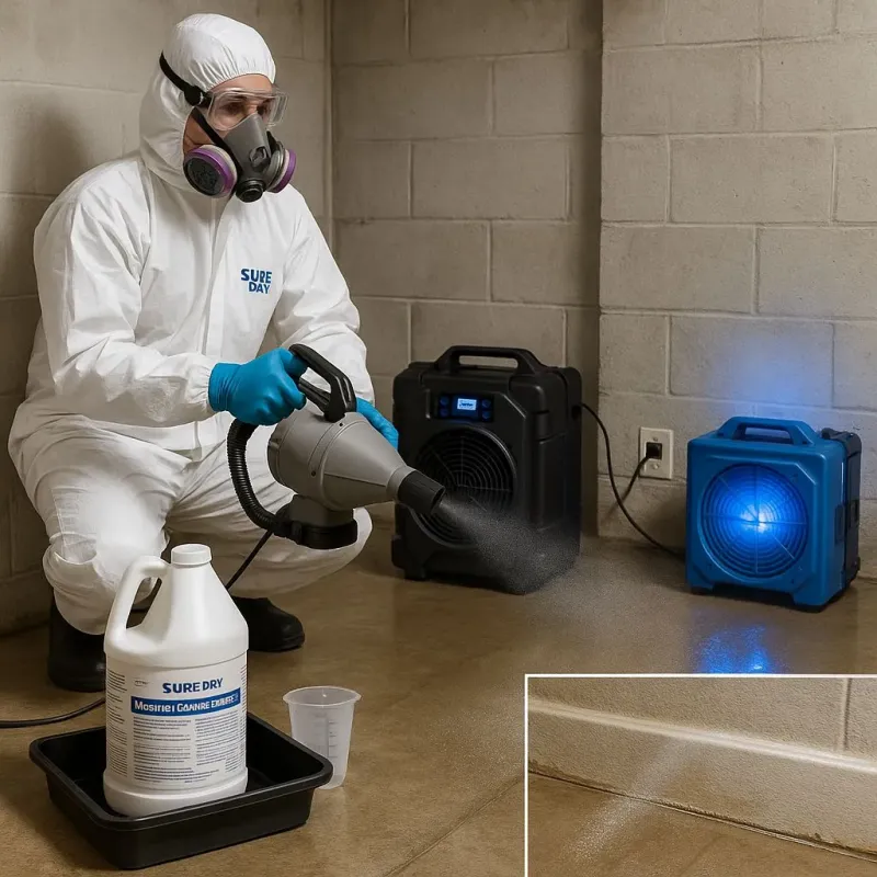 Sanitization and Odor Removal process in Newport, PA