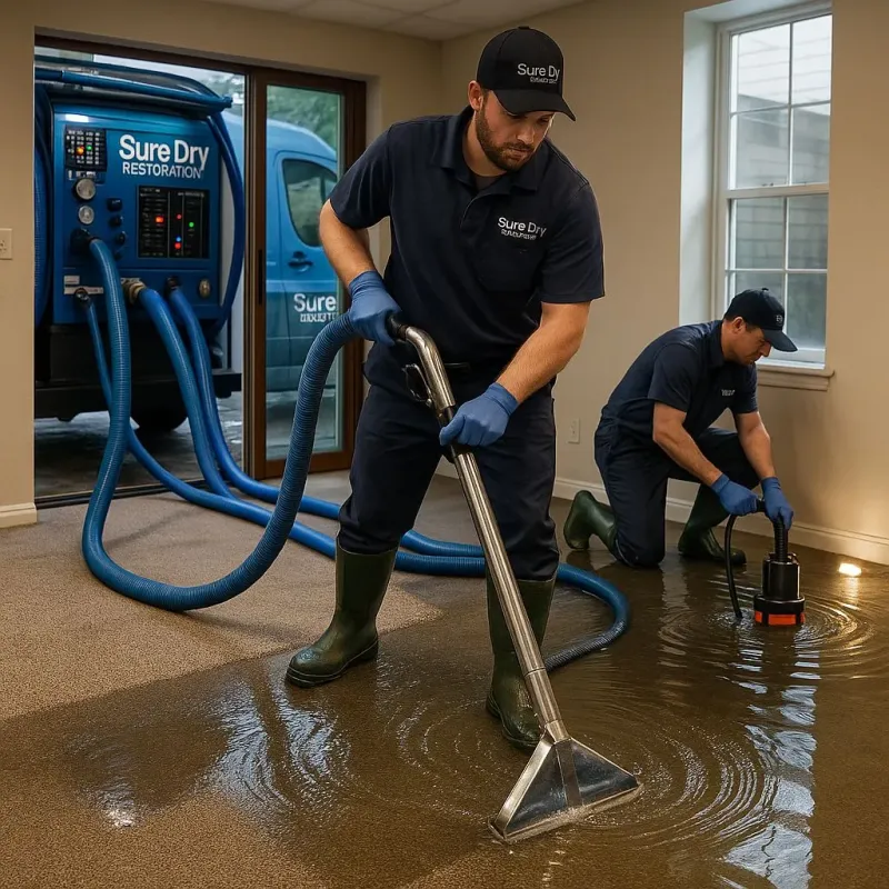 Water Extraction and Removal process in Newport, PA